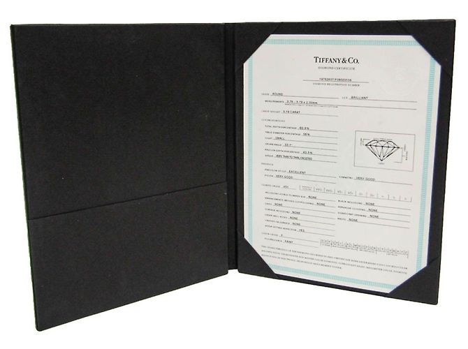 Autre Marque Tiffany Classic Solitaire Verlobungsring aus Platin - Ansicht 11