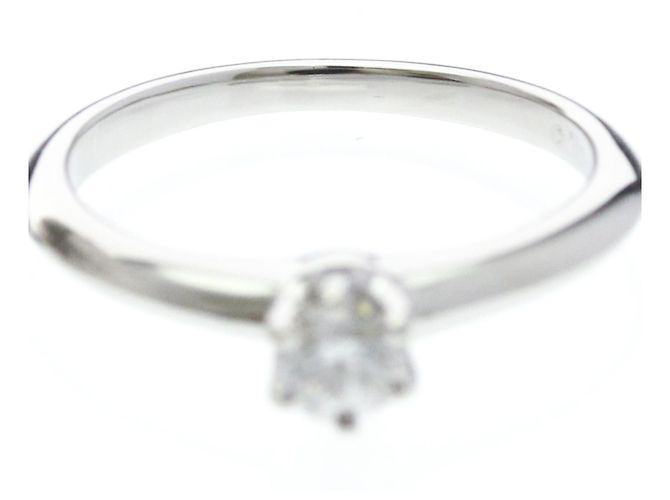Autre Marque Tiffany Classic Solitaire Verlobungsring aus Platin - Ansicht 5