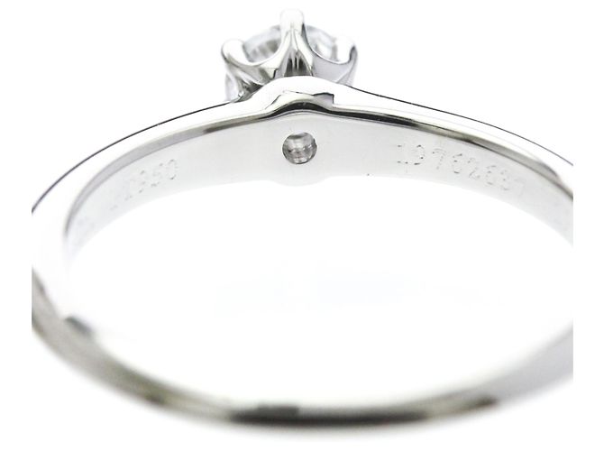 Autre Marque Tiffany Classic Solitaire Verlobungsring aus Platin - Ansicht 8