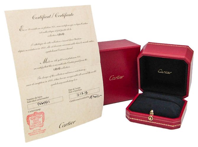 Anello Cartier Mini Love in oro rosa (18K) - vista 10