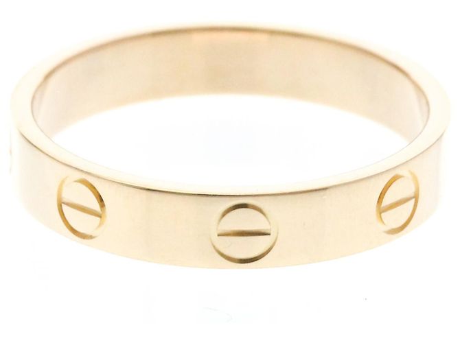 Anello Cartier Mini Love in oro rosa (18K) - vista 3