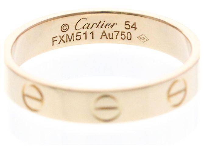 Anello Cartier Mini Love in oro rosa (18K) - vista 5