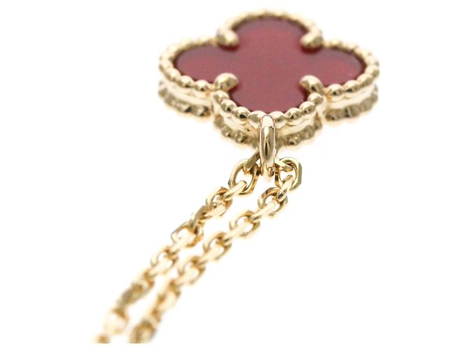Collana Sweet Alhambra Van Cleef & Arpels in oro rosa e corniola - vista 6