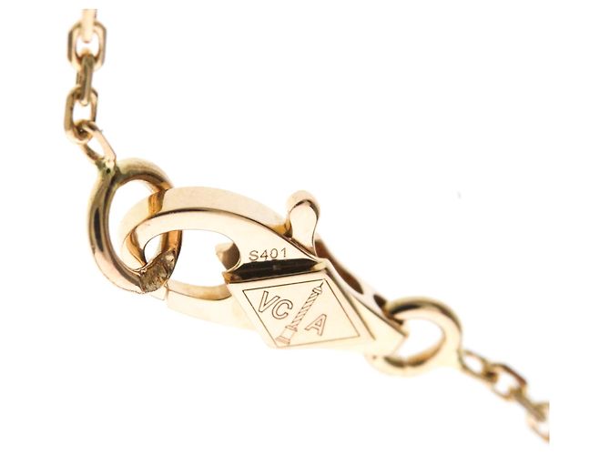 Collana Sweet Alhambra Van Cleef & Arpels in oro rosa e corniola - vista 9