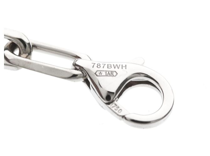 Bracciale Cartier Santos Modello Piccolo in oro bianco 18K - vista 2