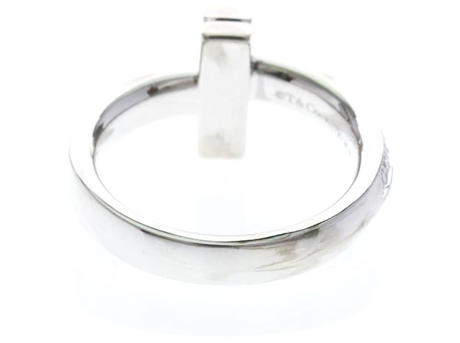 Autre Marque Anello Tiffany T One Diamanti in Oro Bianco - vista 3