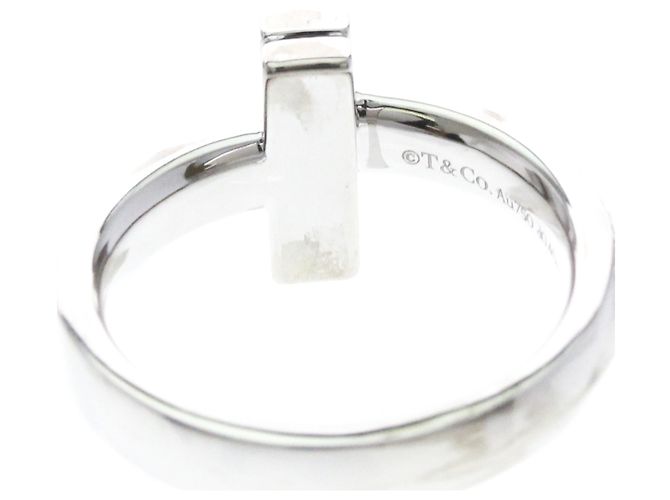 Autre Marque Anello Tiffany T One Diamanti in Oro Bianco - vista 7