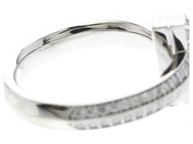 Autre Marque Anello Tiffany T One Diamanti in Oro Bianco - vista 8