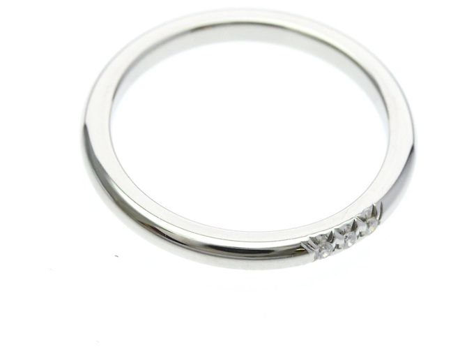 Autre Marque Fede nuziale Tiffany Forever 3P Diamond Platinum Band - vista 9