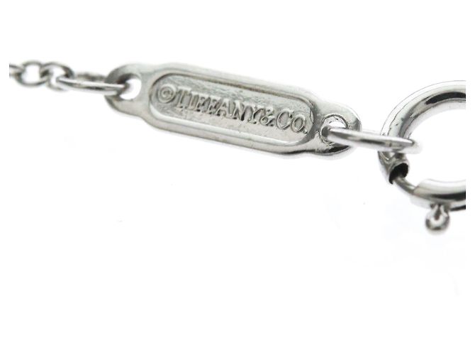 Autre Marque Tiffany Solitär-Diamantcollier aus Platin - Ansicht 11