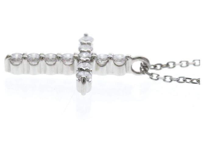Autre Marque Collana Vendome Aoyama Cross Diamond Necklace - vista 3