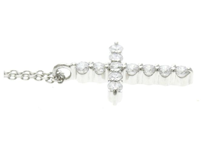 Autre Marque Collana Vendome Aoyama Cross Diamond Necklace - vista 5