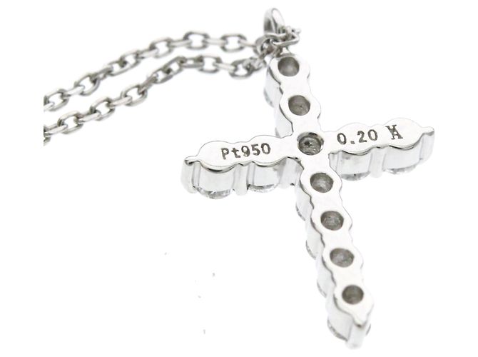Autre Marque Collana Vendome Aoyama Cross Diamond Necklace - vista 8