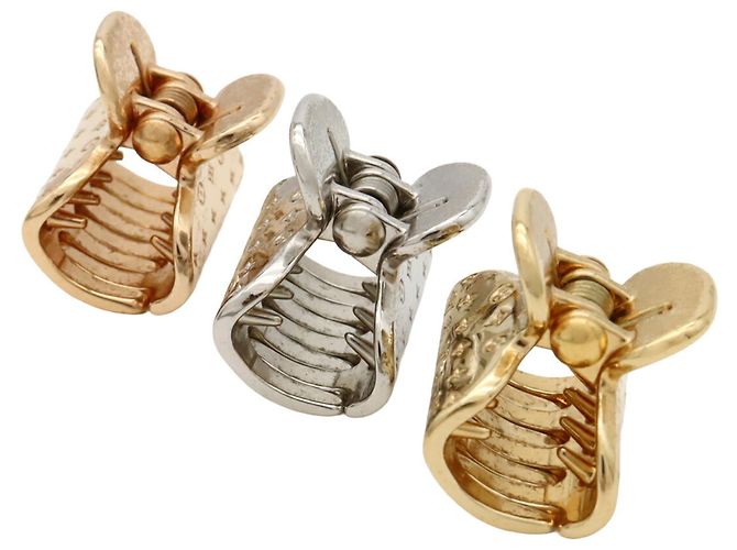 Louis Vuitton Accessoires Chev Nanogram PM Hair Clips - vista 3