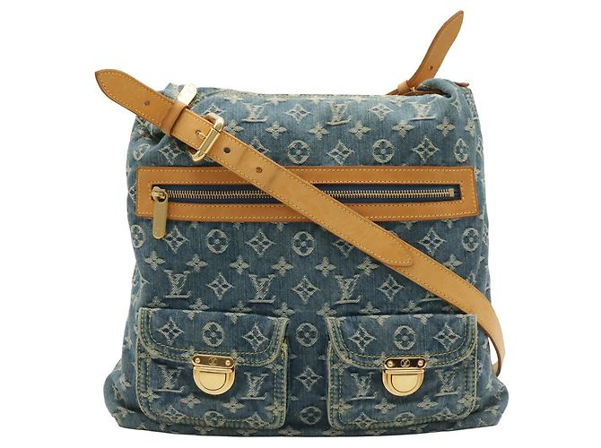 Borsa a tracolla Louis Vuitton Monogram Denim Baggy GM - vista 2
