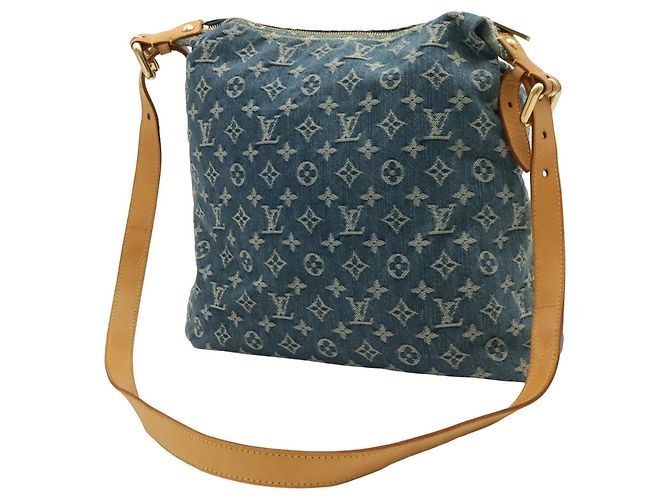 Borsa a tracolla Louis Vuitton Monogram Denim Baggy GM - vista 3