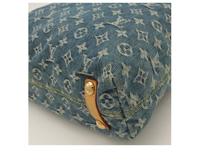 Borsa a tracolla Louis Vuitton Monogram Denim Baggy GM - vista 4