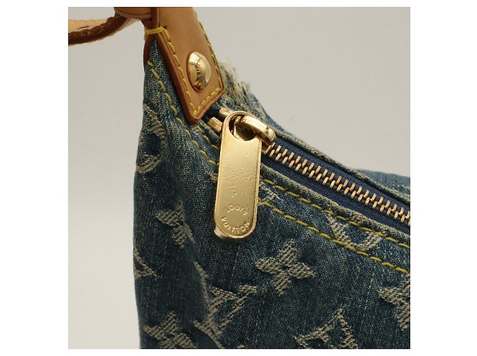 Borsa a tracolla Louis Vuitton Monogram Denim Baggy GM - vista 6
