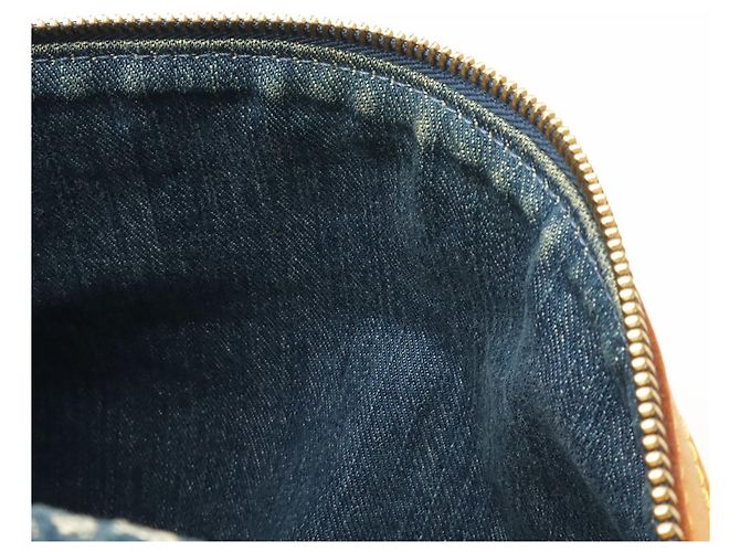 Borsa a tracolla Louis Vuitton Monogram Denim Baggy GM - vista 8