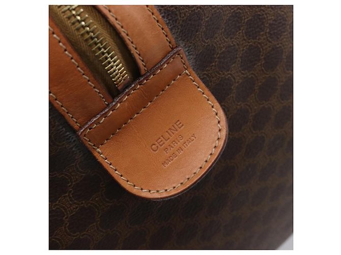 Céline Celine Vintage Duffle Macadam Coated Canvas Large - vue 6
