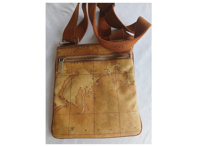 Autre Marque Alviero Martini 1A Classe Sac Bandoulière Geo Map - vue 4