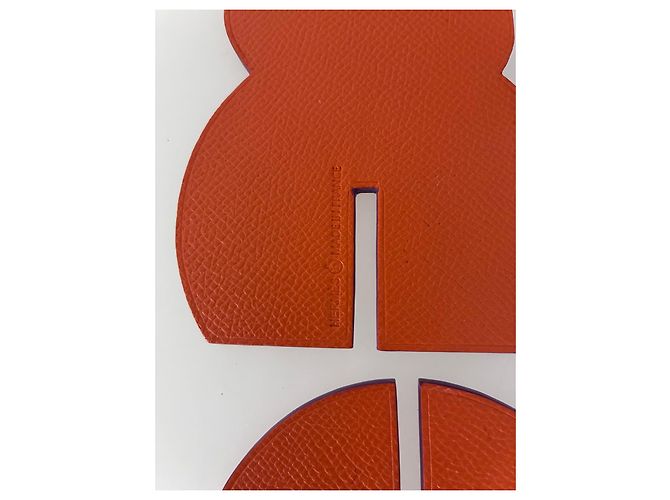 Hermès petit h Bonhomme de neige décoratif en cuir - vue 6