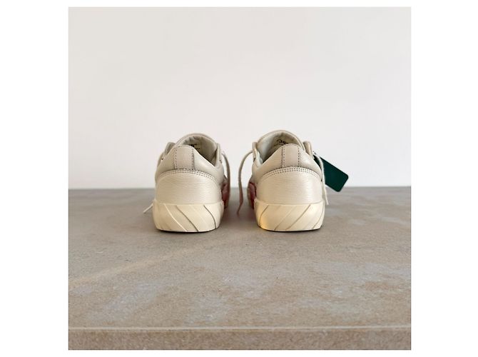 Off White Off-White Sneakers Basse in Pelle Vulcanizzata - vista 5