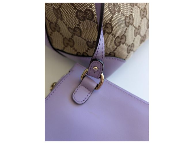 Borsa shopper Gucci GG Supreme Monogram e pochette - vista 5