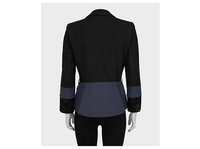 Just Cavalli Black Fitted Blazer Jacket Sz.42 Pre-owned - view 3