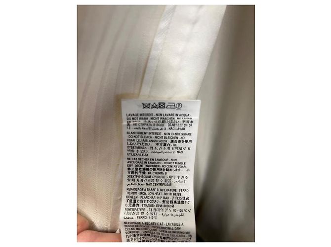 Autre Marque Saint Laurent Blazer Weiß NWOT Sz.38 Gebraucht - Ansicht 5