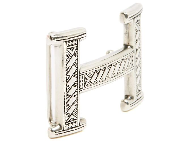 Hermès Hebilla Cinturón Touareg Plata 32mm Constance H - vista 2