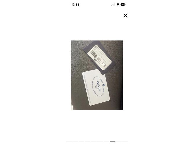 Prada gesteppte Schultertasche aus schwarzem Leder - Ansicht 6