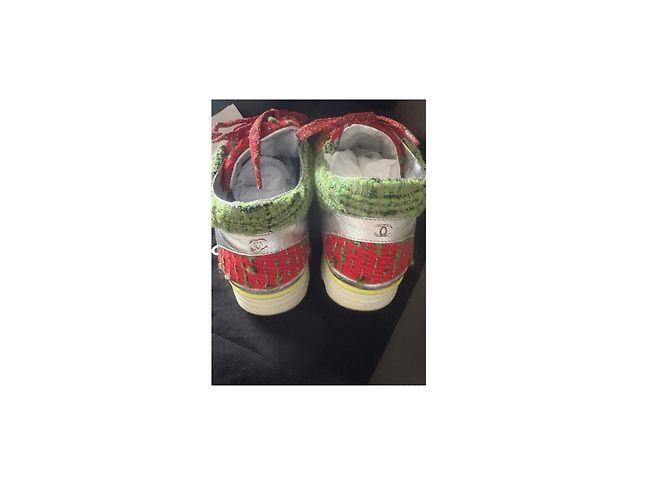 Baskets Chanel en Tweed Multicolores - vue 5