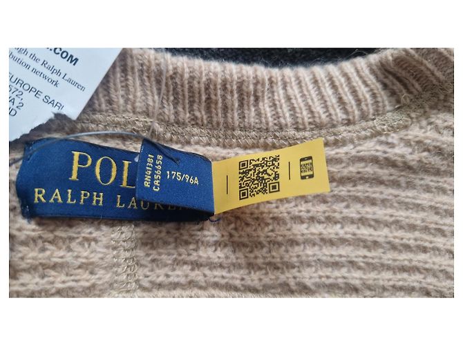 Polo Ralph Lauren Pullover aus Wolle und Alpaka beige - Ansicht 4