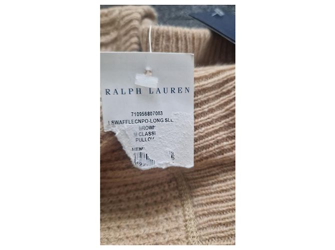 Polo Ralph Lauren Pullover aus Wolle und Alpaka beige - Ansicht 5