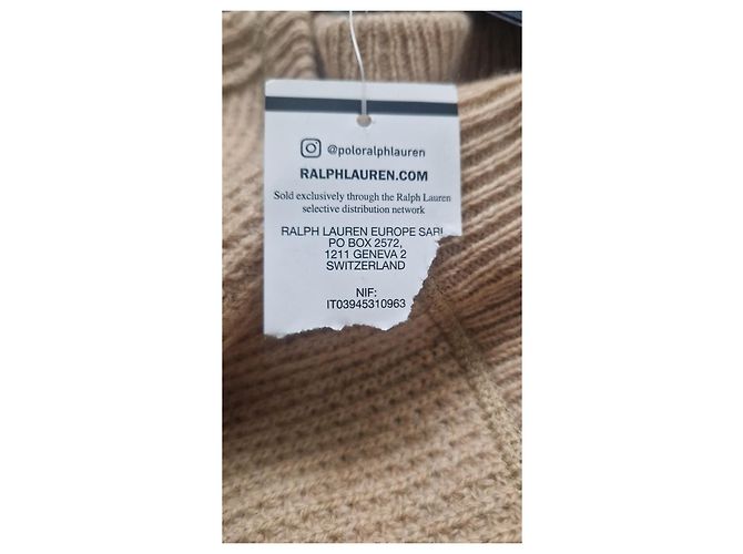 Polo Ralph Lauren Pullover aus Wolle und Alpaka beige - Ansicht 6