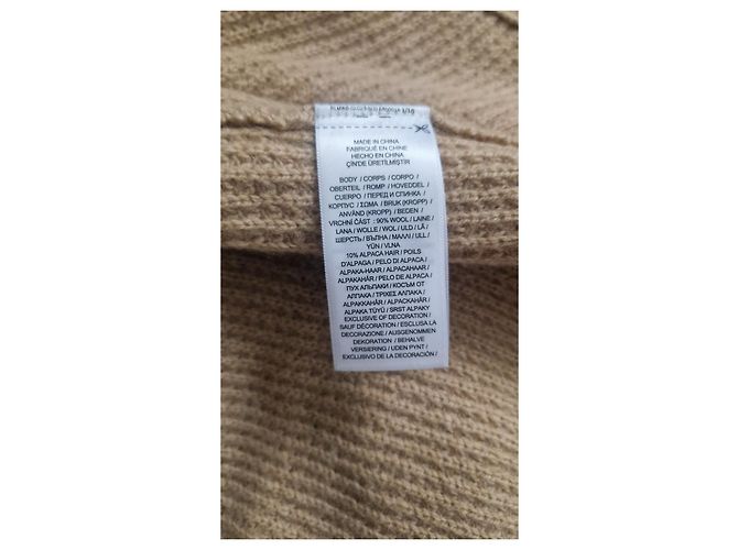 Polo Ralph Lauren Pullover aus Wolle und Alpaka beige - Ansicht 8