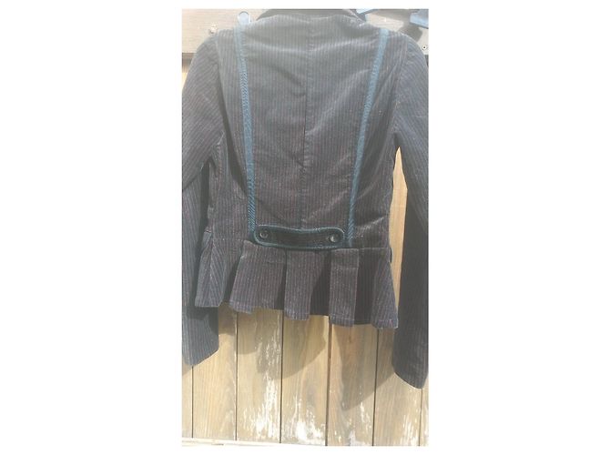 Essentiel Antwerp Veste blazer à rayures - vue 2