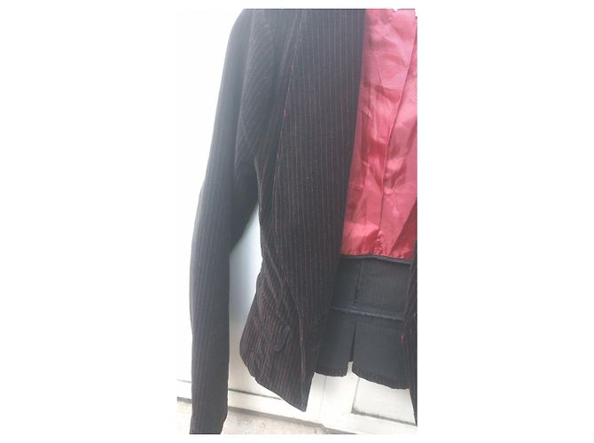 Essentiel Antwerp Veste blazer à rayures - vue 3