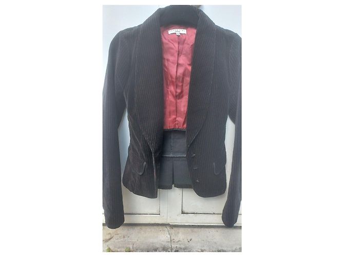 Essentiel Antwerp Veste blazer à rayures - vue 5