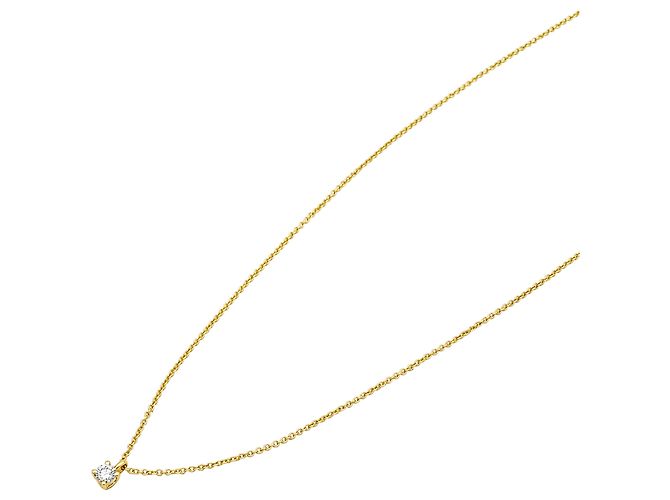 Collana Tiffany & Co, "Tiffany Solitaire", oro rosa e diamante. - vista 4