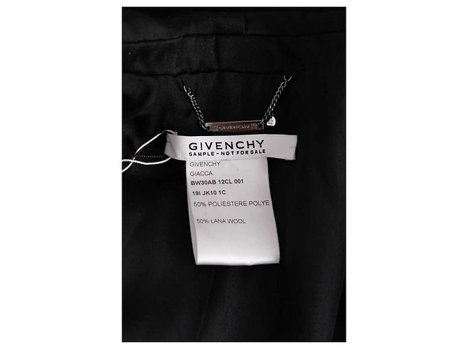 Blazer negro de lana Givenchy - vista 5