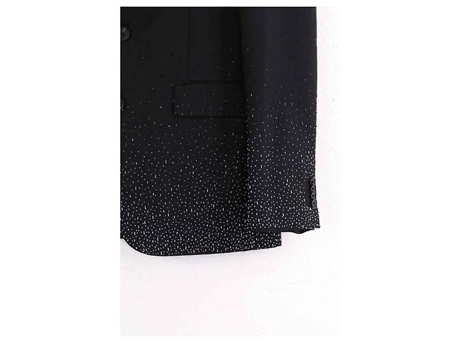 Blazer nero in lana Givenchy - vista 3