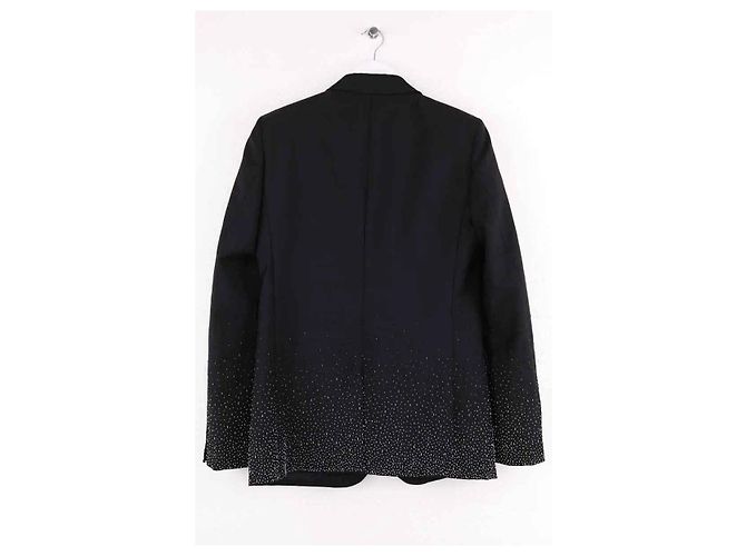 Blazer nero in lana Givenchy - vista 4