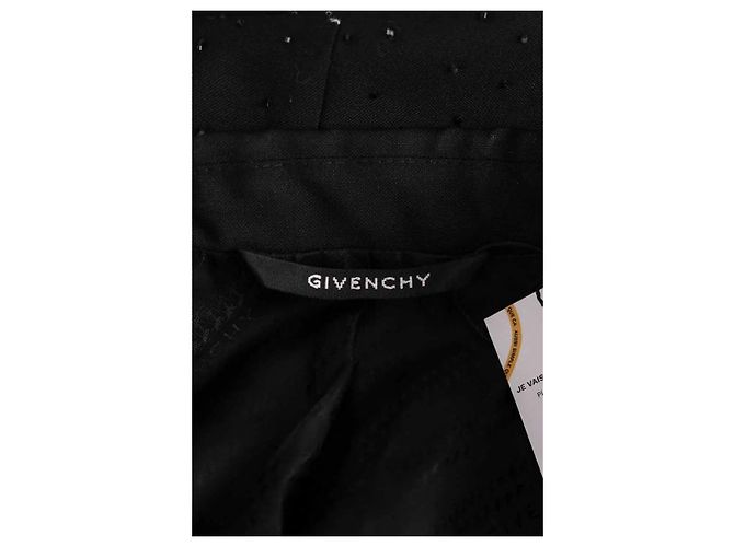Blazer nero in lana Givenchy - vista 5