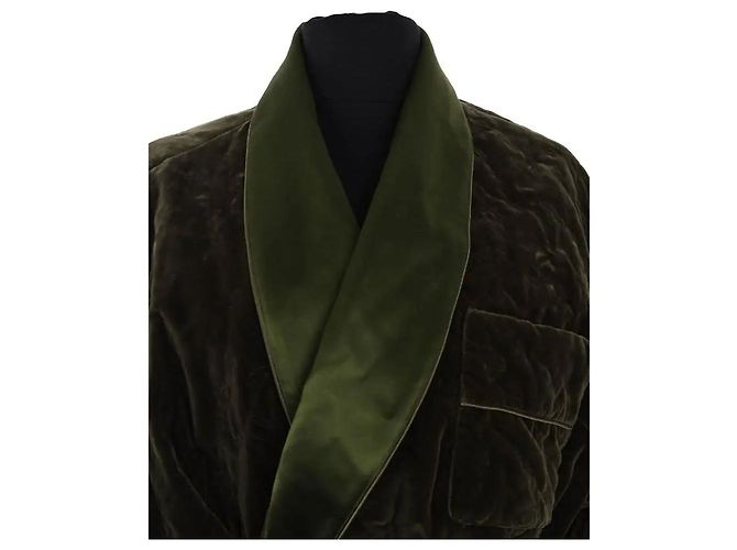 Casaco Givenchy em veludo verde M - vista 2