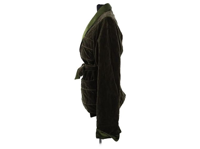 Casaco Givenchy em veludo verde M - vista 3