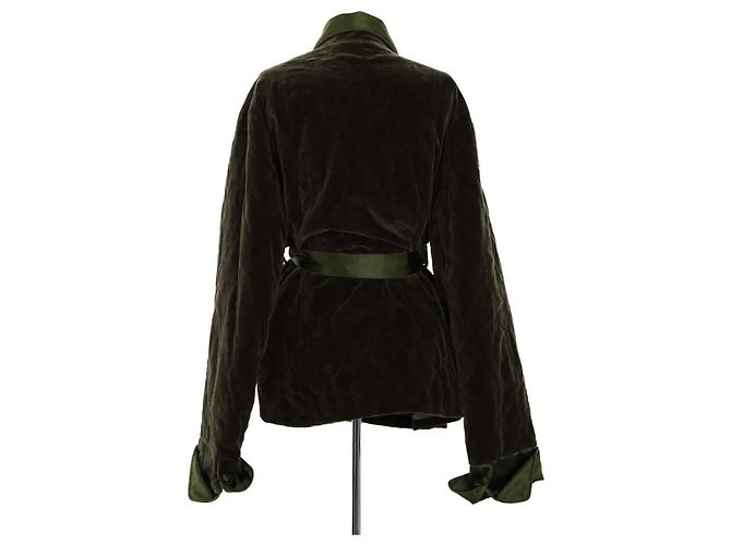 Casaco Givenchy em veludo verde M - vista 4