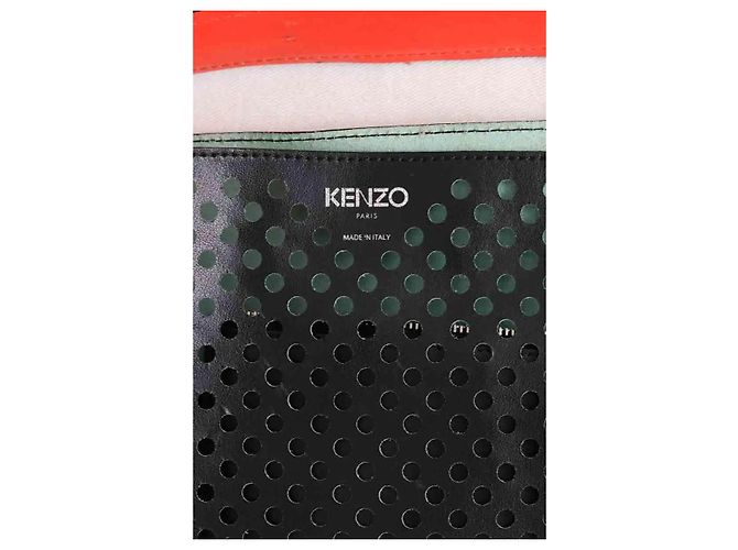 Borsa a tracolla Kenzo in pelle nera - vista 3