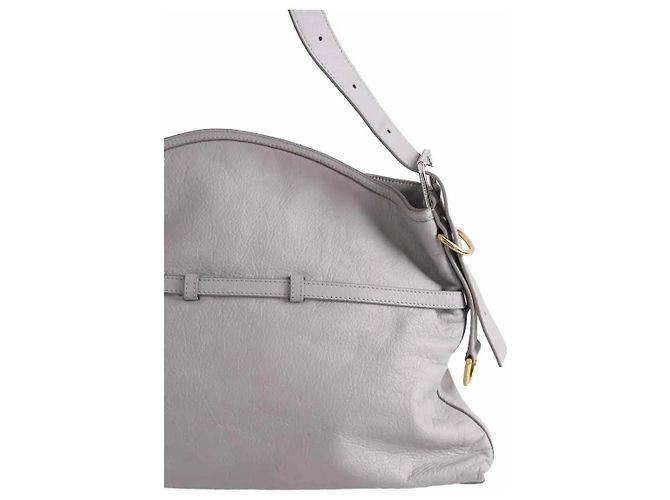Bolsa de ombro Givenchy em couro cinza - vista 4